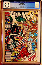 MARVEL 1992 X-MEN #5 CGC 9.8 RARE NEWSSTAND EDITION 1ST MAVERICK JIM LEE COVER picture