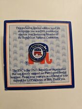 NOS Limited Edition 2008 RNC GOP Lapel PIN PinBack Republican National Committee picture