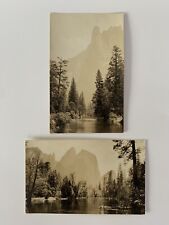 Lot 2 Antique 1900s Yosemite, CA Photo Postcards Cathedral Rock, Spires, Valley picture