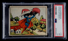 1940 SUPERMAN WINGS OF MERCY CARD #19 PSA 1.5 FAIR RARE ISSUE GUM INC. picture