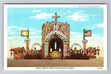 Dickeyville WI-Wisconsin Front View of Grotto, Colorful Shrine, Vintage Postcard picture