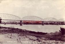 RPPC - 1946 BRIDGES - CHAMBERLAIN, S. D. picture