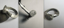 Medieval Silver Crusader SIGNET Ring from the Order of theTeutonic Knights picture