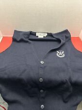United Airlines Brookhurst Flight Attendant Crew Medium Wool Blend Uniform Vest  picture