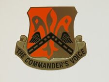 The Commander's Voice US Army Unit Crest Metal Wall Plaque 82nd Signal Battalion picture