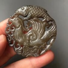 China's Rare Antique Pendant Jade Hand Piece Retro Natural Jade Pendant picture