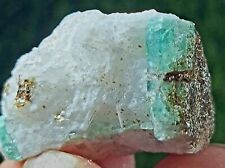 104carats A beautiful pieces of natural emerald specimen crystal on matrix #pak picture