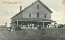 Cape Cod Massachusetts Highland House Light Small #1013 1908 Postcard 21-9294 picture