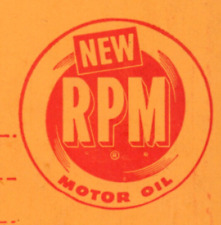 California Oil Company RPM Crankcase Vintage Tag picture
