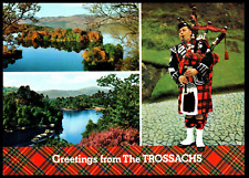 Postcard - Vintage - The Trossachs - Ellen's Isle - Loch Katrine - Scotland picture
