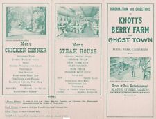Knotts Berry Farm Ghost Town Brochure  with Map picture