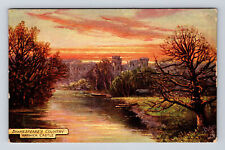 Warwick Castle UK Raphael Tuck's Oilette Stratford-On-Avon Postcard picture