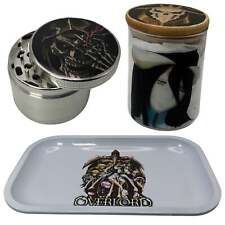 Overlord Anime Spice Grinder, Stash Jar, Rolling Tray Set picture
