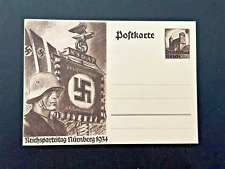 1934 GERMAN POST CARD - UNUSED - REICHSPARTEITAG NUREMBERG GERMANY  1934 picture