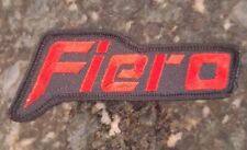 PONTIAC FIERO EMBROIDERED PATCH  NEW NICE CLEAN picture