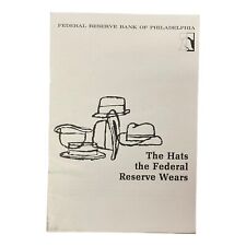 Vintage Federal Reserve Bank Philadelphia Hats the Federal Reserve Wears Booklet picture