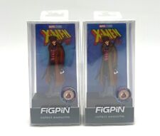 FiGPiN X-Men Gambit 1540 Regular & Glitter 1598 Plastic Empire Collectible Pins picture