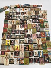 VINTAGE PIN UP GIRLIE MATCHBOOKS LOT of 120 1940s Thru 1970’s Pinups picture