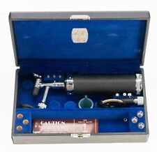 Vintage WWII US Army Welch Allyn Otoscope Ophthalmoscope Set w/ Extra Bulbs picture