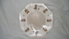 MIP Sanrio Mr. Bear's Dream Fancy Friends Pack of 5 Paper Plates 1990 Made Japan picture