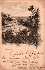 Waco, TX Lovers Leap Antique Pre-1906 Stamp Unposted Postcard J675 picture