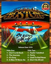 Boston - Don't Look Back - Brad Delp - Autograph Reprint - Metal Sign 11 x 14 picture