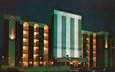 Postcard VA Virginia Beach Triton Towers by Night 1973 Chrome Vintage PC G770 picture