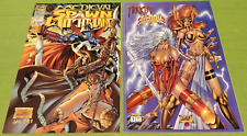 Angela Glory #1 Variant 1B & Medieval Spawn Witchblade #1 (Ennis) 1996 picture
