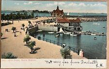 South Boston City Point Harbor Beach Massachusetts Antique Postcard 1905 picture