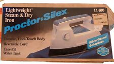 Vintage Proctor Silex Steam & Dry Iron NOS Made In USA Lightweight SilverStone picture