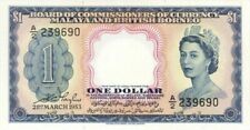Malaya and British Borneo - 1 Dollar - P-1a - 1953 dated Foreign Paper Money - P picture