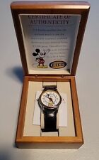 Mickey Mouse Fossil Watch Limited Ed Disney Store 536/2000 DS-322 w Wood Case 01 picture