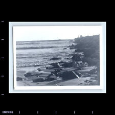 Vintage Photo LANDSCAPE SEASCAPE BEACH OCEAN WAVES picture