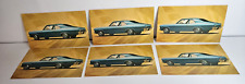 CHEVROLET SALES POSTCARD LOT OF 6 1968 NOVA CHEVY II UNPOSTED CARDS EXCELLENT picture