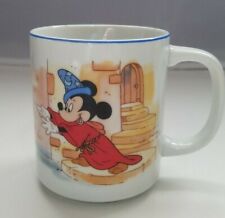 Vintage Disney Parks Mickey Mouse Fantasia Coffee Mug Cup Sorcerer's Apprentice picture