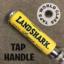 mini 3.5in LANDSHARK LAGER beer TAP HANDLE marker FINS UP BEACH ISLAND OCEAN picture
