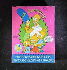 The Simpsons Trading Cards - Full Box of 36 Wax Packs - Topps picture